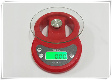 Κίνα Μετριασμένο κόκκινο χρώμα εγχώριας ηλεκτρονικό κλίμακας γυαλιού για τα ζυγίζοντας τρόφιμα κουζινών προμηθευτής